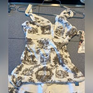 PJ Salvage Taupe Toile Cami - XS Shorts sold separately